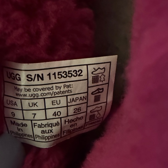 UGG Pink Metallic Ankle Boots - Picture 12 of 14